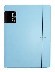 3-fach Laminatdielen mit Gummi PASTELINI blau